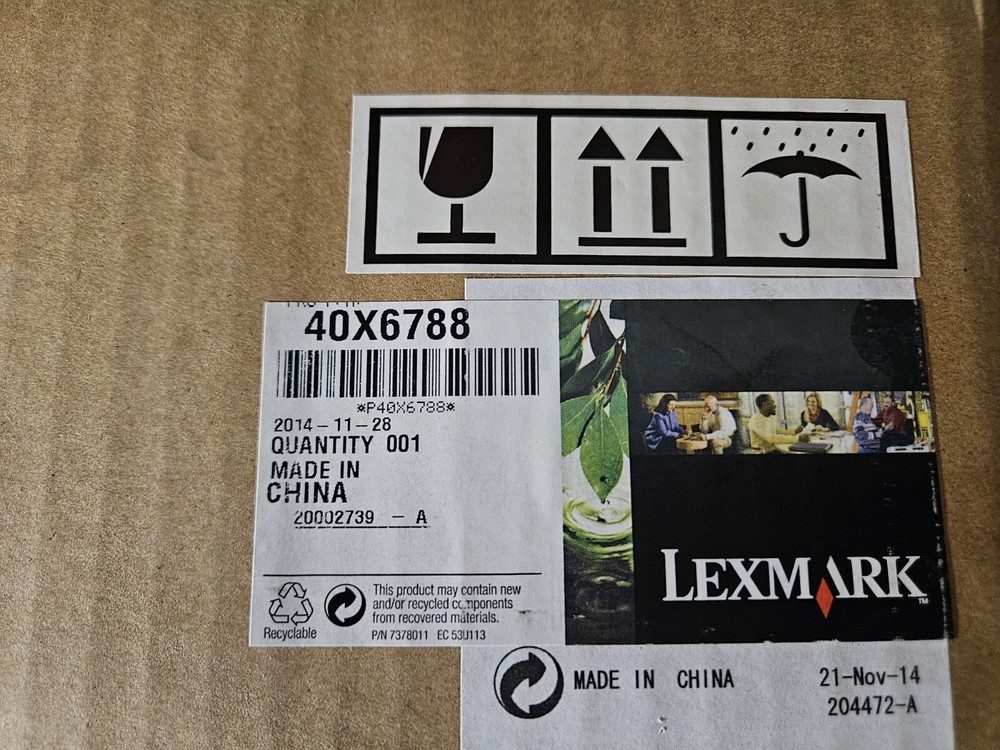 Lexmark 40X6788 Developer Unit Assembly. New In sealed Box