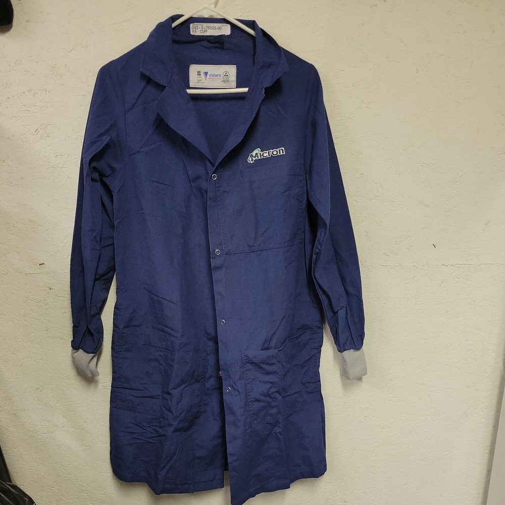 Static Control ESD Lab Coat 3 Pockets Button Down Unisex- Pre-Owned - ALL SIZES