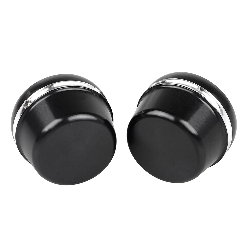 Left & Right Front Axle Nut Cover Caps For Harley Road King Electra Glide FLHTC