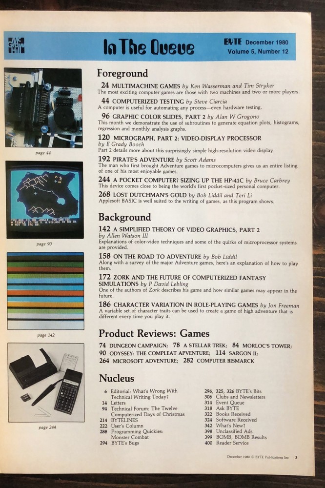 Byte Magazine December 1980