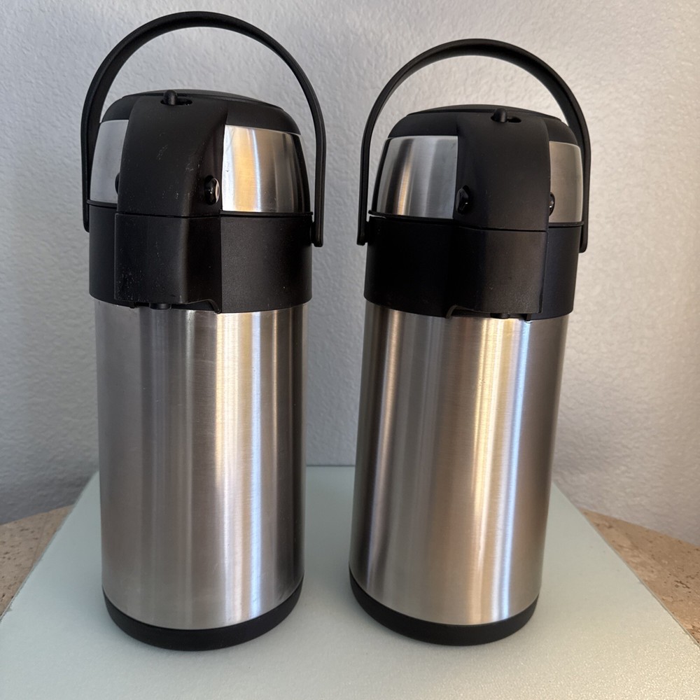 Two hot beverage, carafe servers, Unbranded