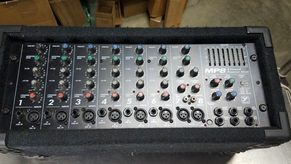 YORKVILLE MP8 8-CHANNEL POWERED MIXER