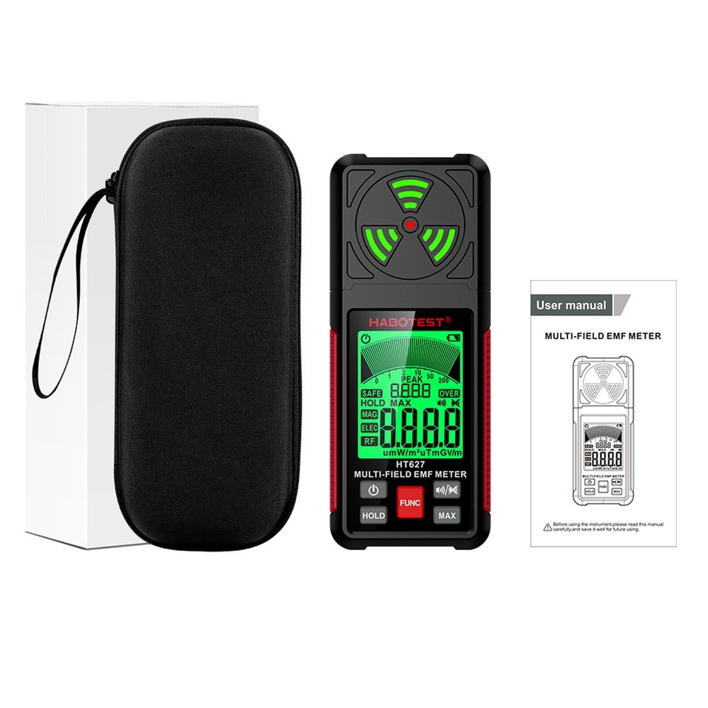 Electromagnetic Radiation Tester Handheld Radio Frequency Field EMF Meter