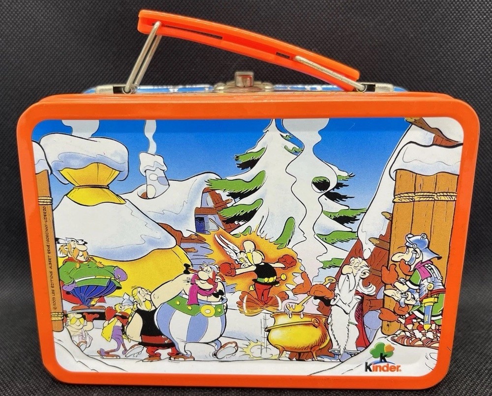 Asterix Kinder Surprise Ferrero 2003 Mini Tin (lunch) Box