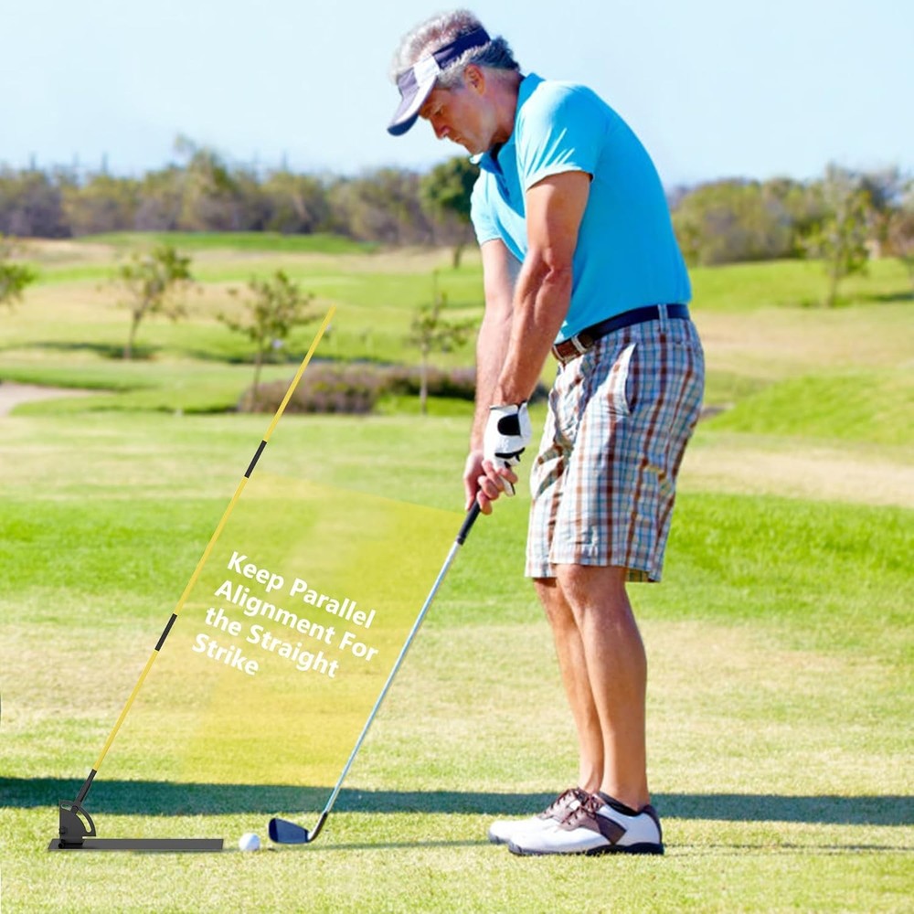 Golf Sticks Alignment Aid Golf Alignment Rods for Aiming, Putting, Full Swing