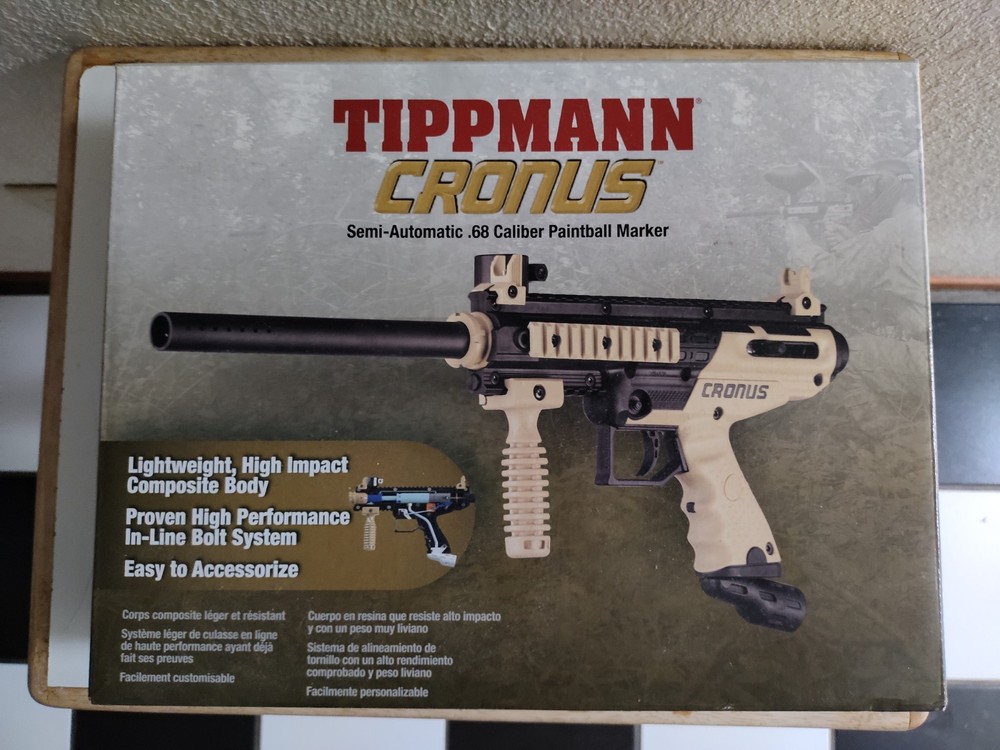 Tippmann Cronus Basic Paintball Gun .68 Caliber Marker - TAN/BLACK