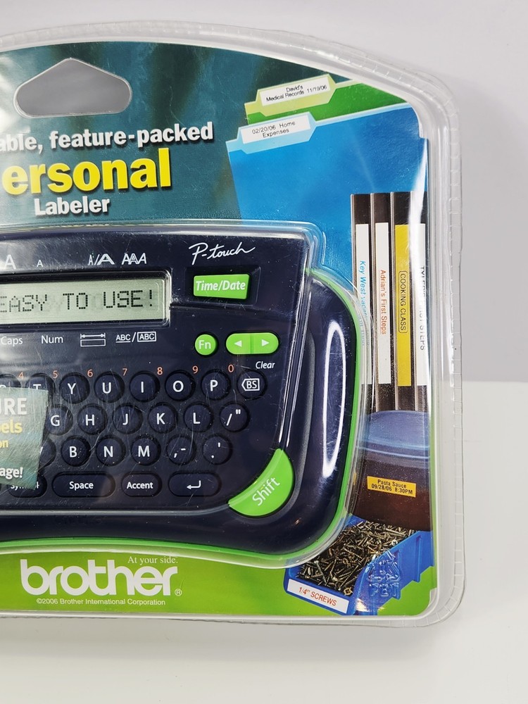 Brother PT-80 P-touch Personal Labeler Electronic Labeling System Open Box