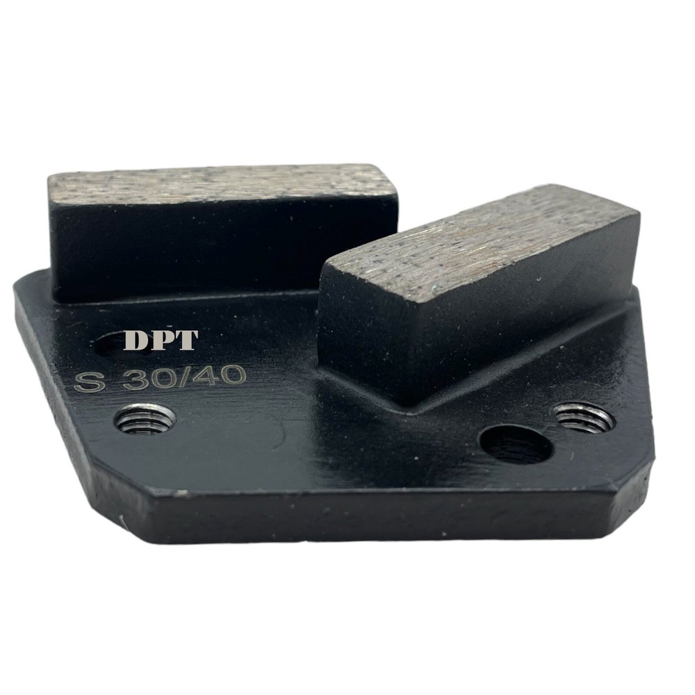 9 Pack Trapezoid Grinding Discs for Bolt on Concrete Floor Grinders Hard Bond