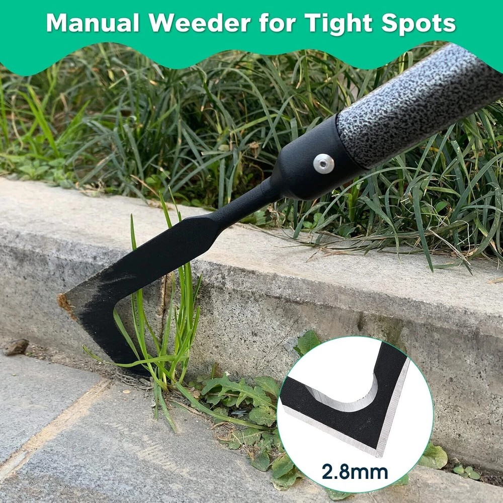 Crack Weeder Manual Crevice Weeding Tool Weed Puller With 29 Handle For Sidewal