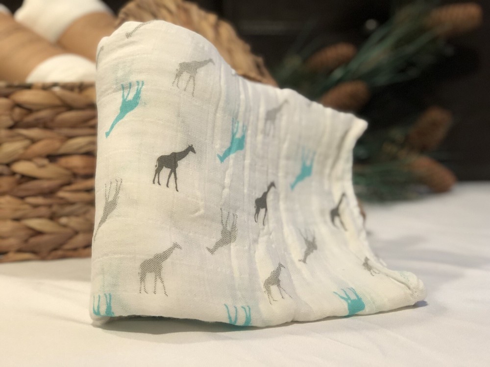 Cotton Cloud ** Muslin Swaddle Blanket 100% ORGANIC Cotton