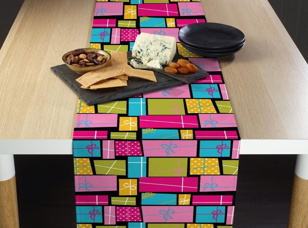 Present Surprise Table Runners  12"x72" or 14"x108"