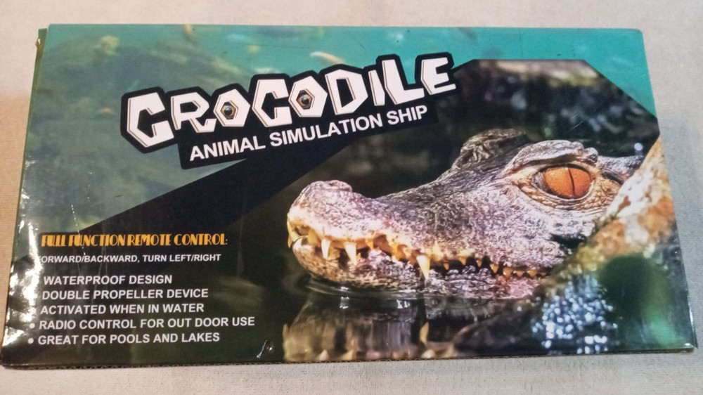 R/C full function remote control CROCODILE animal simulation radio control - NIB
