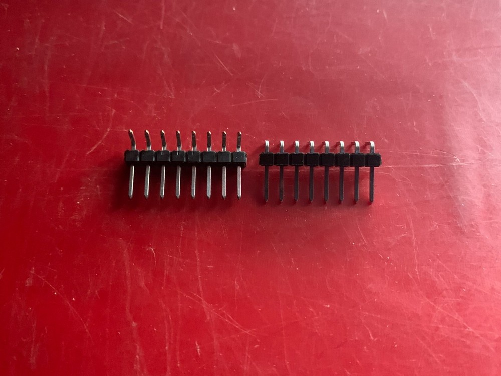 10x 22-28-8080 MOLEX CONNECTOR HEADER R/A 8 POSITION 2.54mm