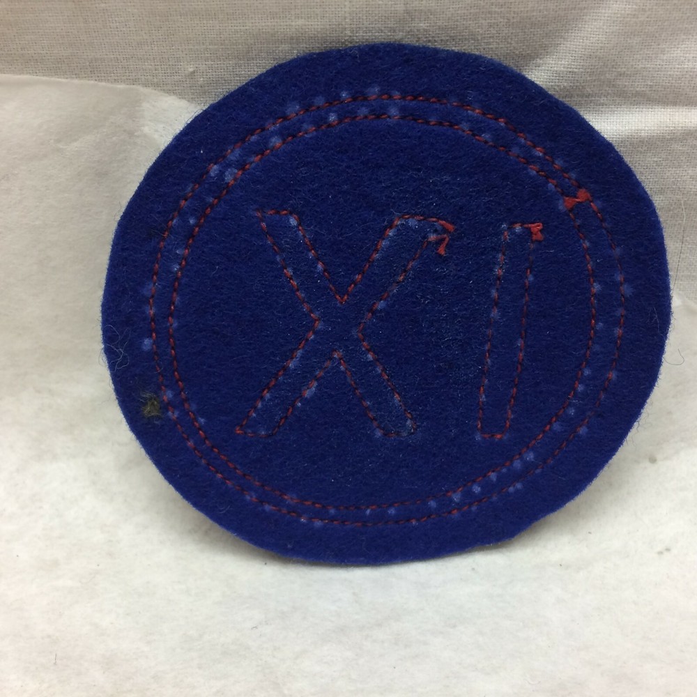 Vintage Military Patch Army IX Corps Felt On Variant 9