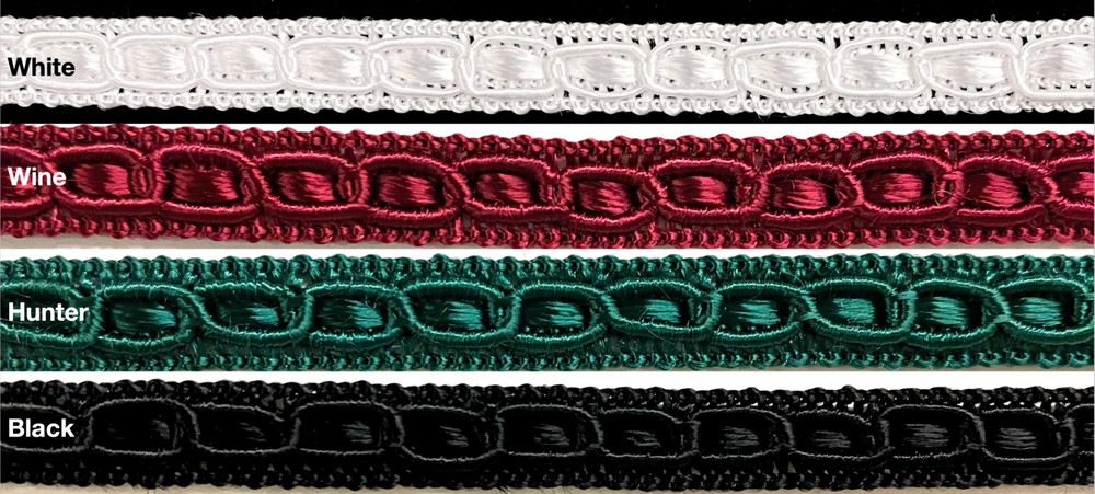 1/4" Braid Gimp Trimming - 18 Continuous Yards - Many Colors!