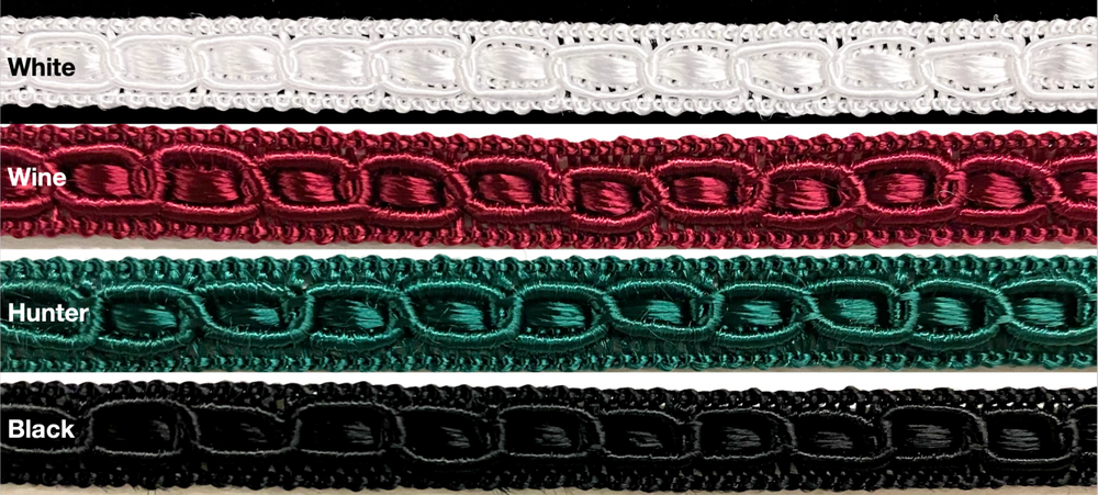 1/4" Braid Gimp Trimming - 18 Continuous Yards - Many Colors!