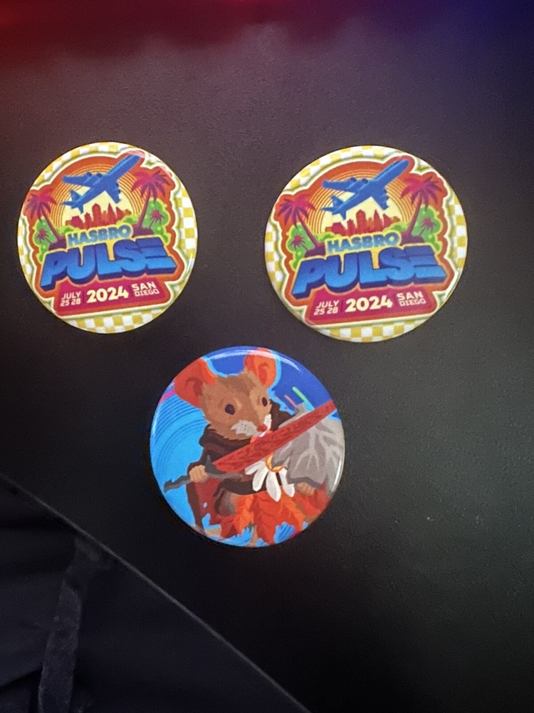 SDCC 2024 Exclusive Hasbro Pulse & Magic The Gathering Mouse Button Lot!