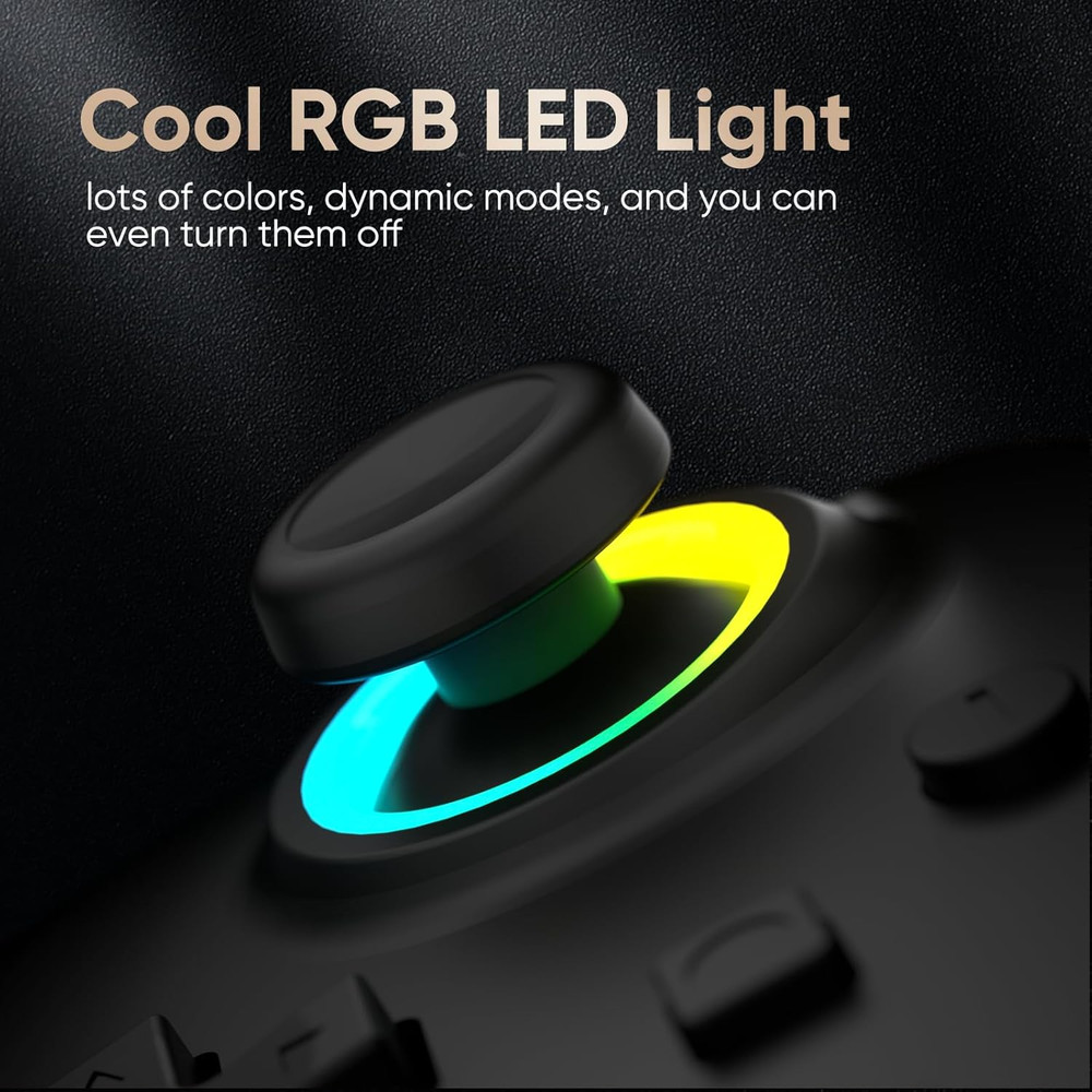 Wired Pro Controller for Switch 2, C Button, 9-Axis, Hall Effect Joysticks Gamep