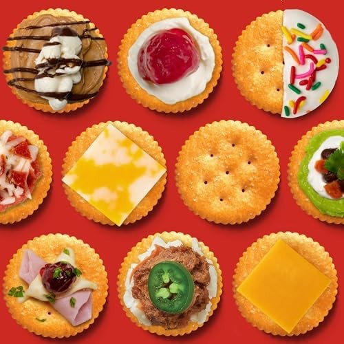 RITZ Crackers Entertaining Variety Pack with Original, Everything, and Garlic Bu