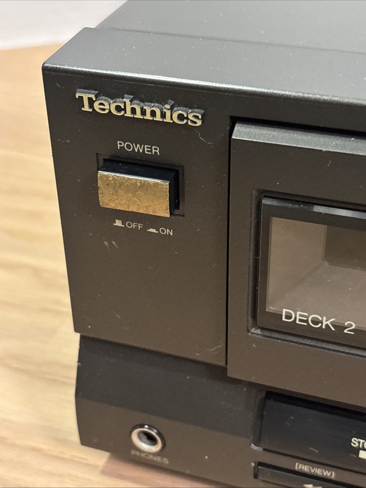 Technics RS-TR232 Dual Tape Deck - Tested - WORKS
