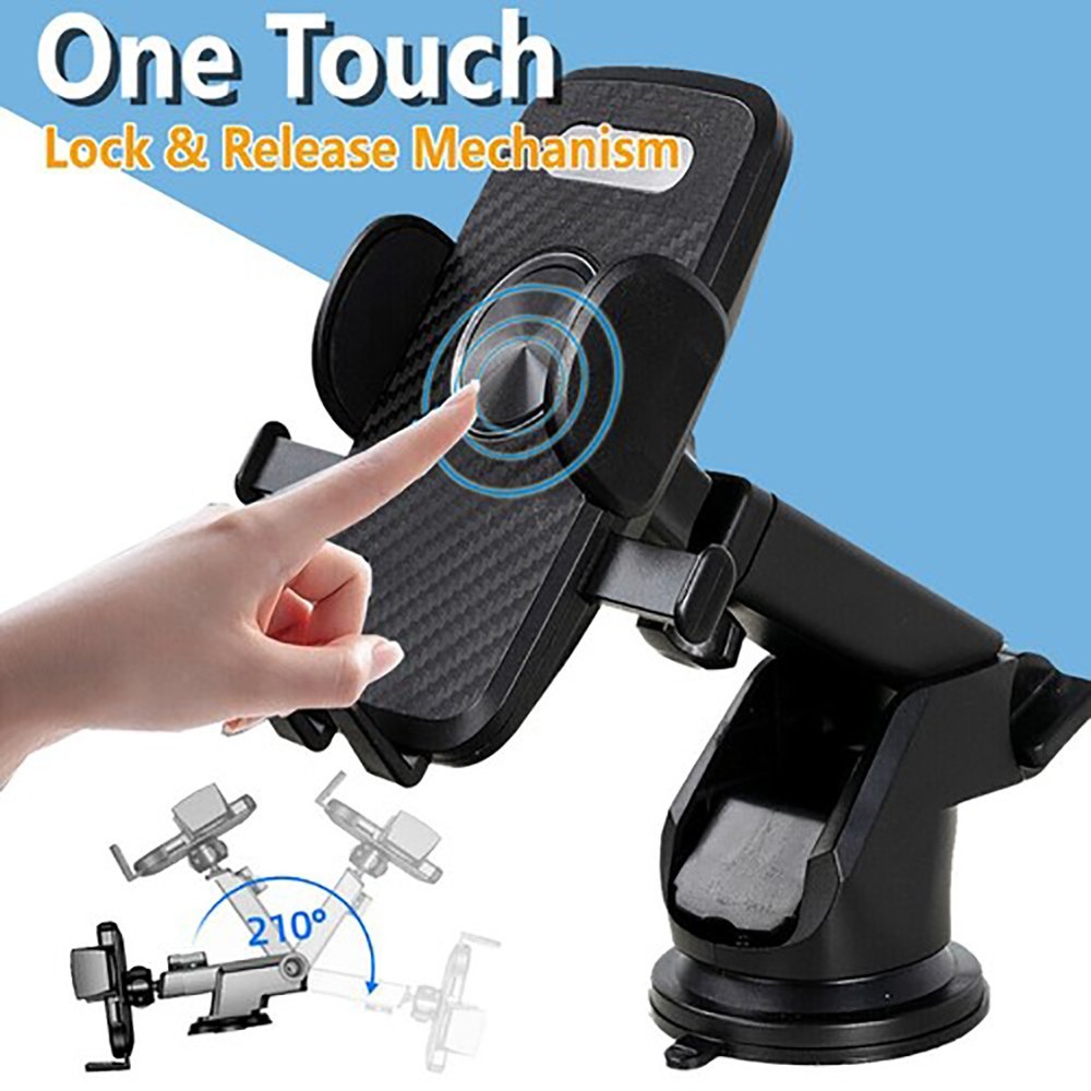 Universal 360° Car Cell Phone Holder Windshield Dashboard Dash Mount For iPhone