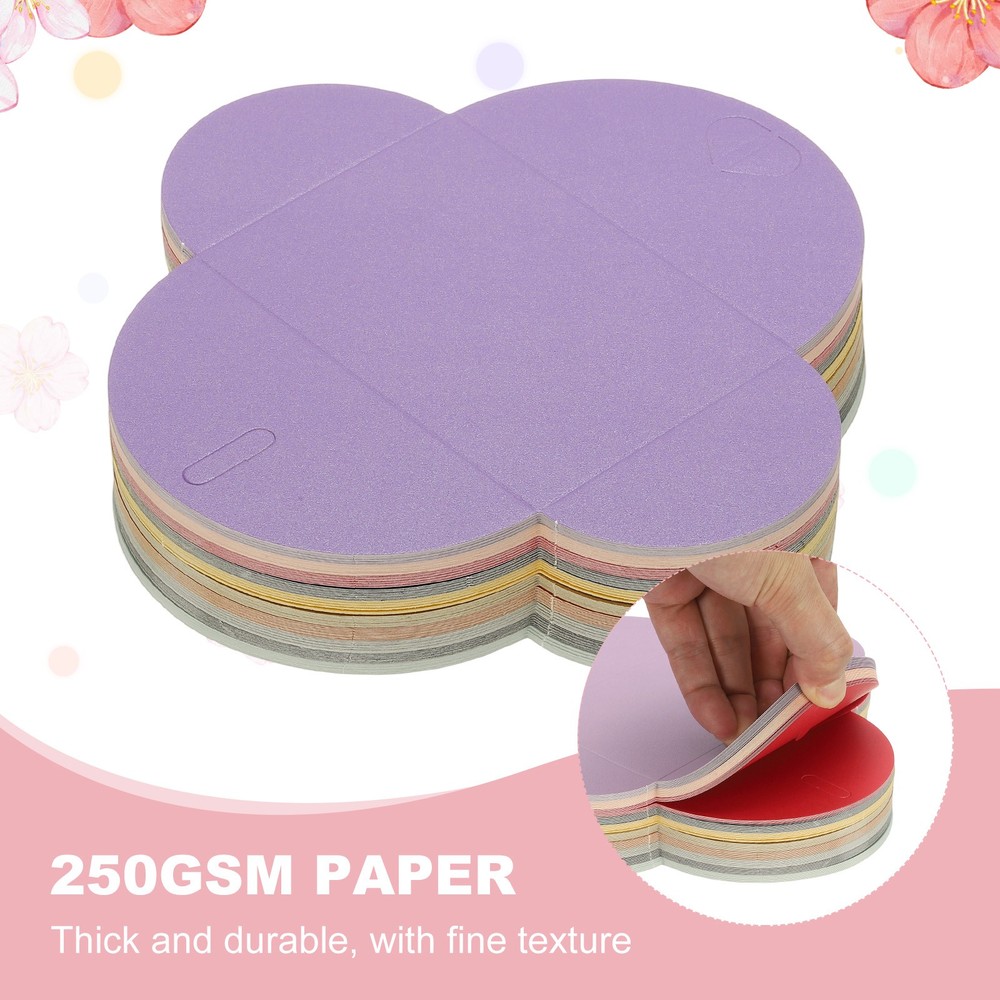 100Pack Small Envelopes, Heart Clasp Black Mini Card Envelopes