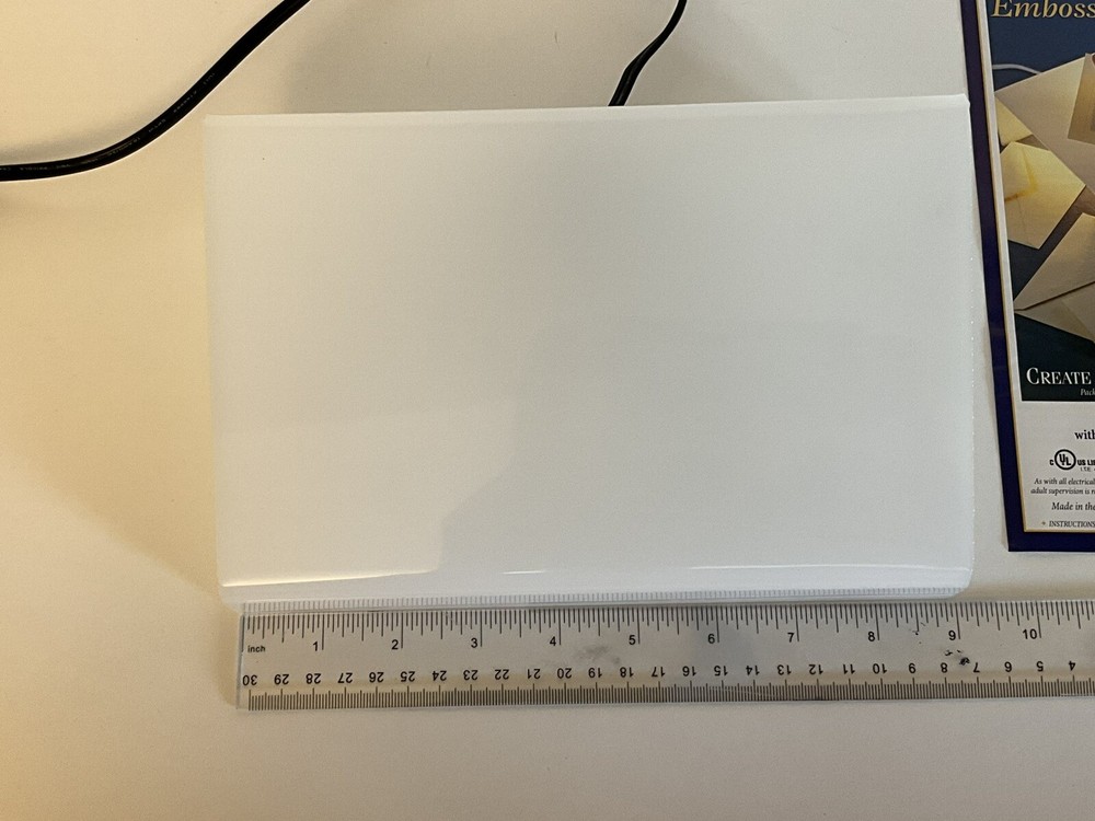 American Traditional Stencils EMBOSSING LIGHT TABLE Emboss and Trace Light Box