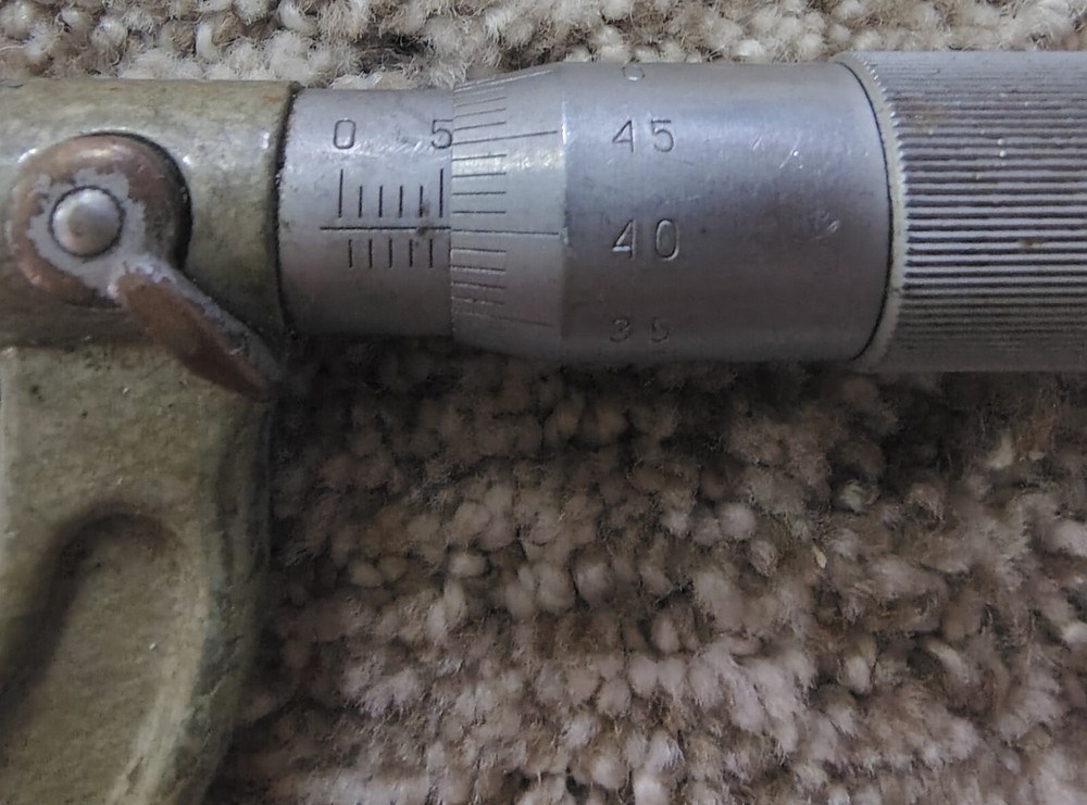 VINTAGE METRIC MICROMETER 0-25mm