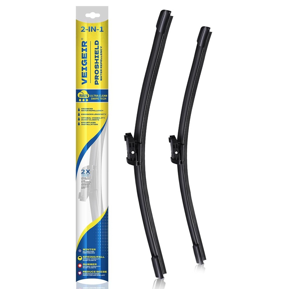 "24" & 19" Windshield Wiper Blades for Volkswagen Jetta, Passat, CC  2 Pack"