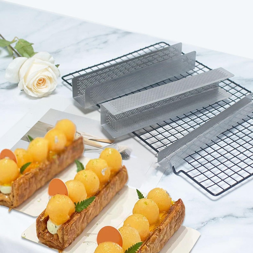 Multilayer Pastry Model Perforated U Shape High Temperature Resistant Rectangle