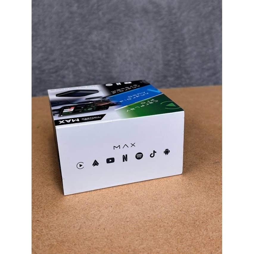 Timeknow Android Box Max R607 Wireless CarPlay Android Auto Adapter Iron Gray