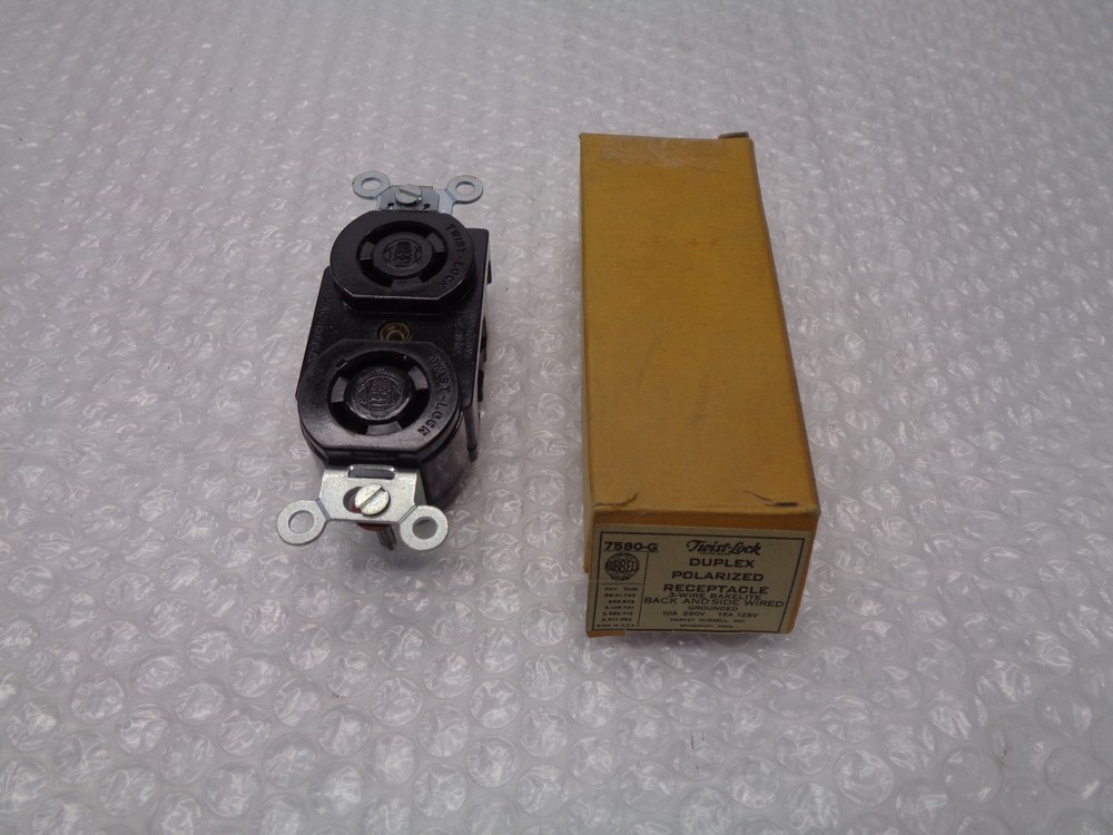 HUBBELL 7580-G RECEPTACLE NSMP