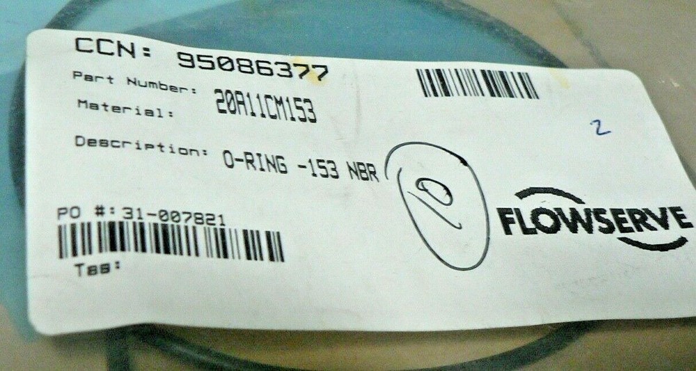 FLOWSERVE SEAL 20A11CM153 O-RING -153 NBR