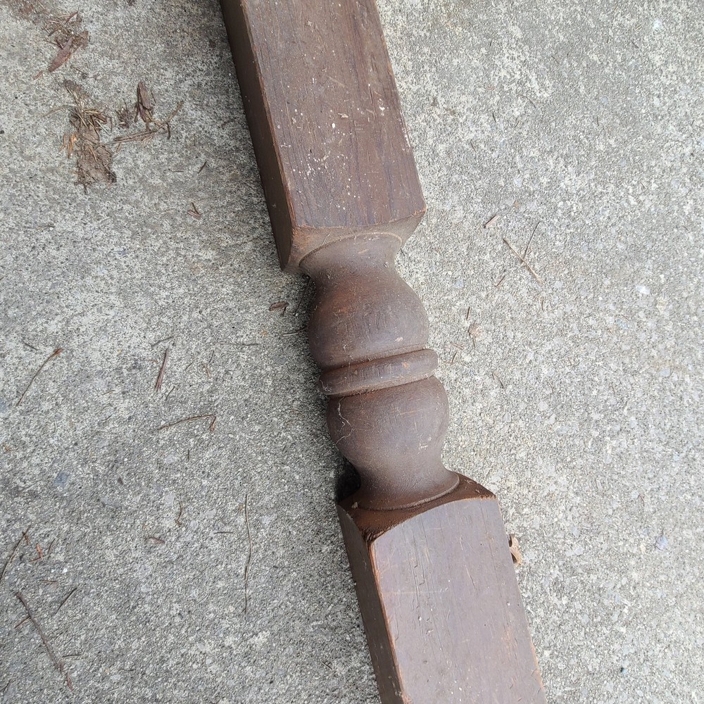 Architectural 9 ft long- 6" x 6" Turned Wood posts columns pillars for building