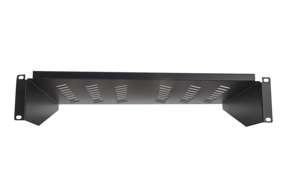 2U 19”Cantilever Vented Rack Mount, 12.24" Deep, Network/IT/DJ Server Shelf