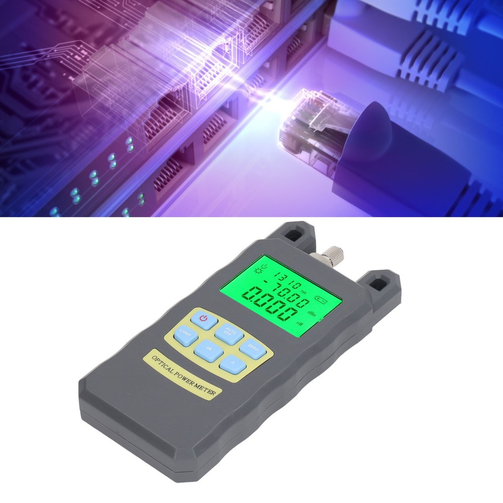 Optical Power Meter Accurate 2.5mm Interface Optical Fiber Power Meter With SC