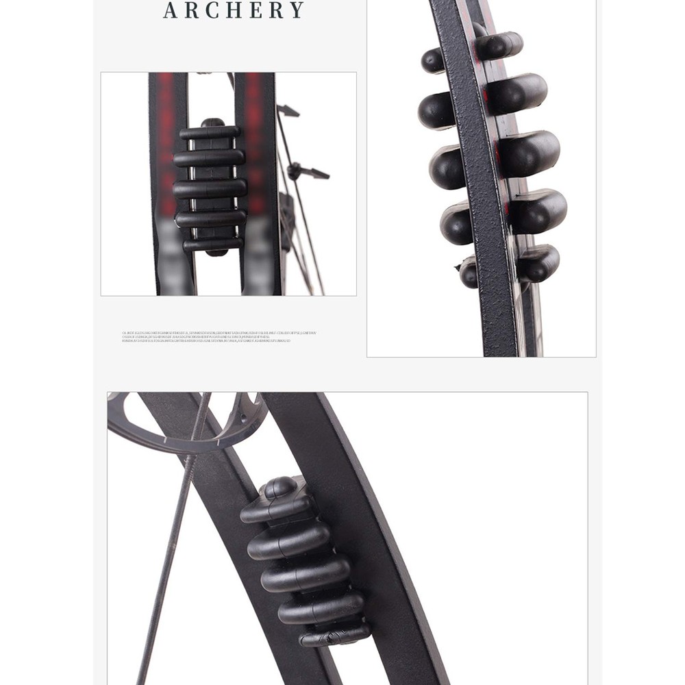 2 Pcs Compound Bow Limb Dampeners Archery Bow Stabilizer Silencers Archery Shock