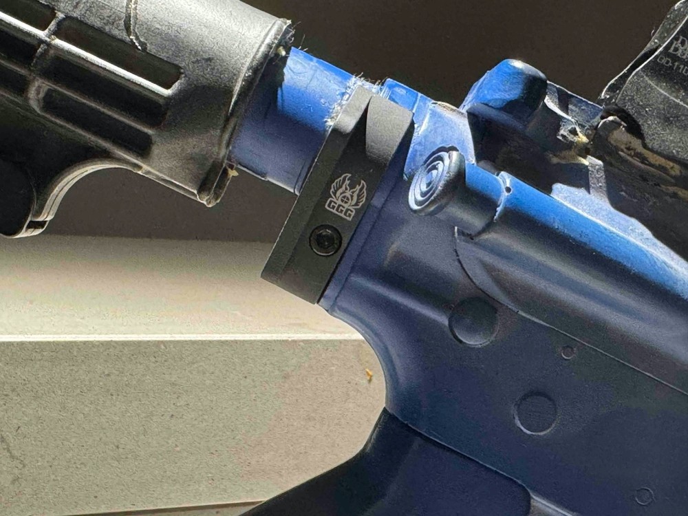 Ring's Blue Gun Training Replica Accessorized: VLTOR/Surefire/DanielDefense/GGG