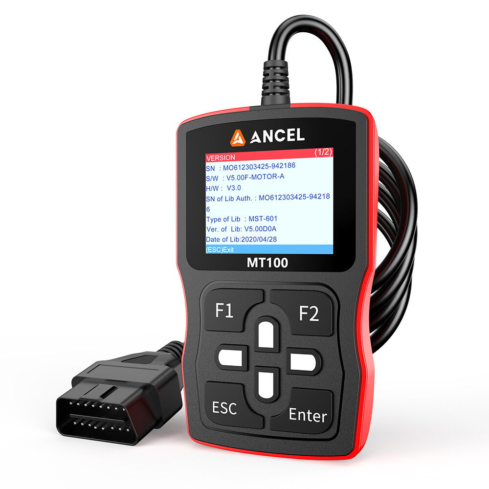 ANCEL MT100 Motorcycle Scanner OBD2 Code Reader Engine ABS Diagnostic Tool