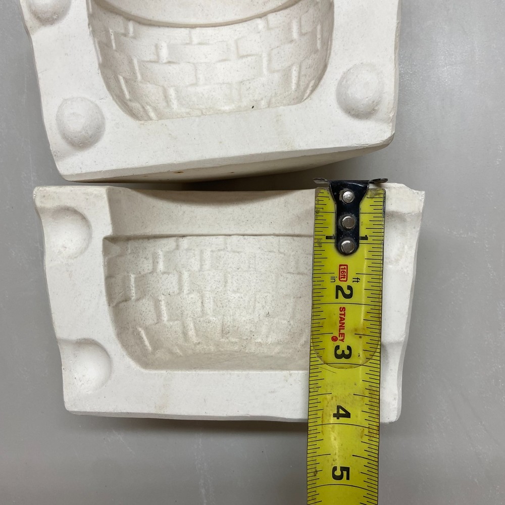 Ceramic Slip Casting Mold Basket Weave Bottom Base