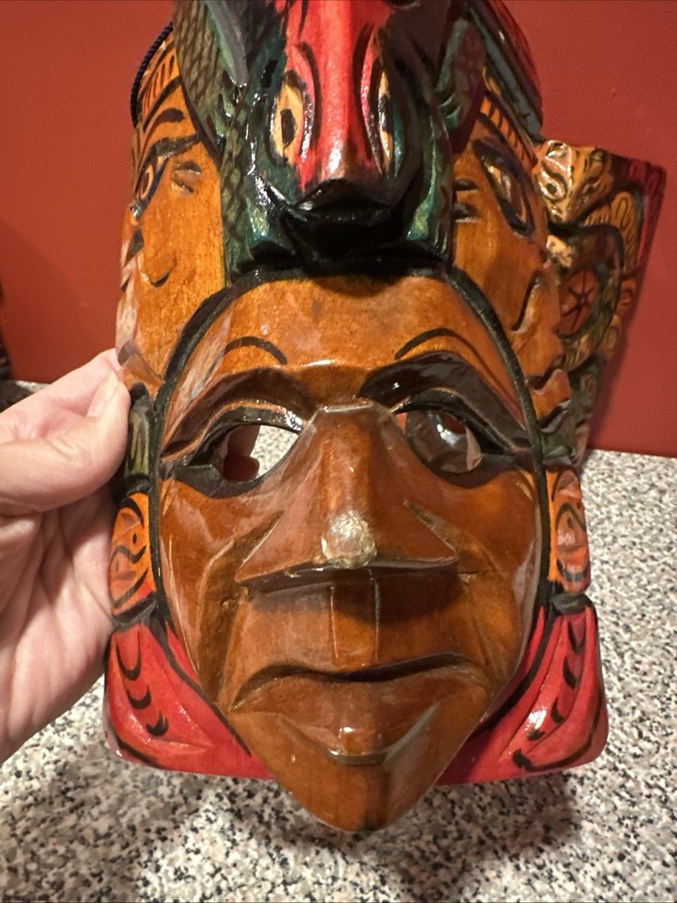 2 Hand painted? Tribal? Face Mask SH8