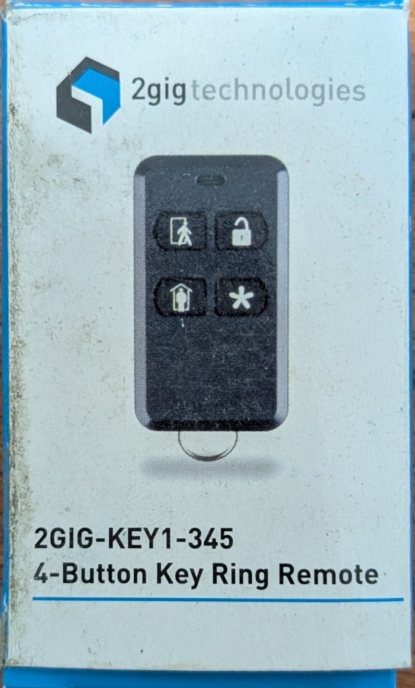 2 GIG TECHNOLOGIES 2GIG-KEY1-345 - SAME DAY SHIPPING