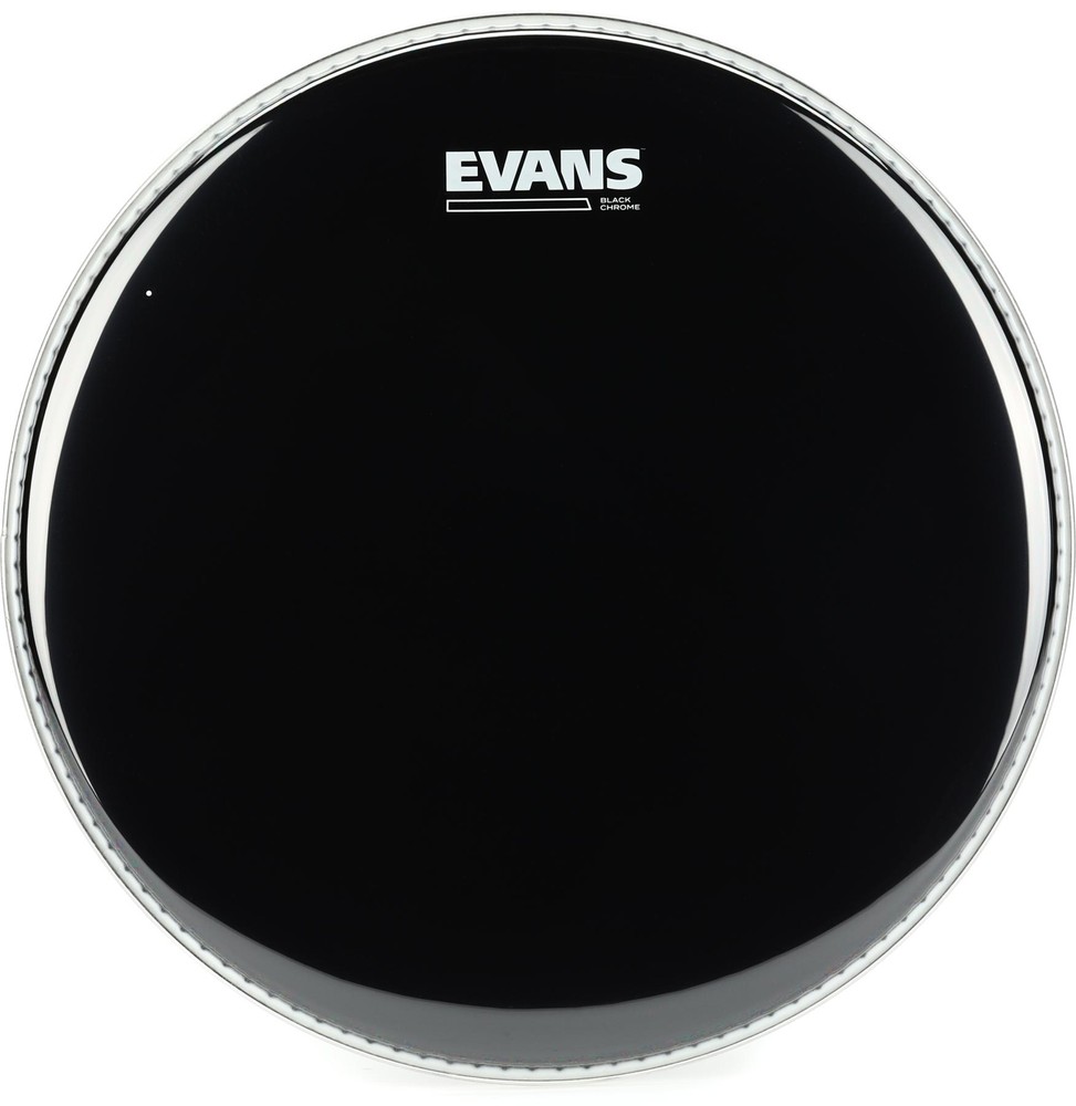 Evans TT13CHR Black Chrome Tom Batter Head - 13"