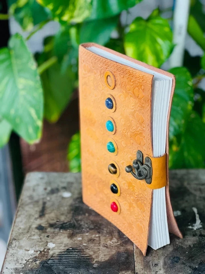 Goat Handmade Prime Leather Journal Seven Stone journal