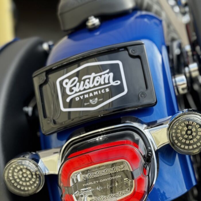 Custom Dynamics Radius Laydown Plate Frame Mount Kit (Black or Chrome Finish)