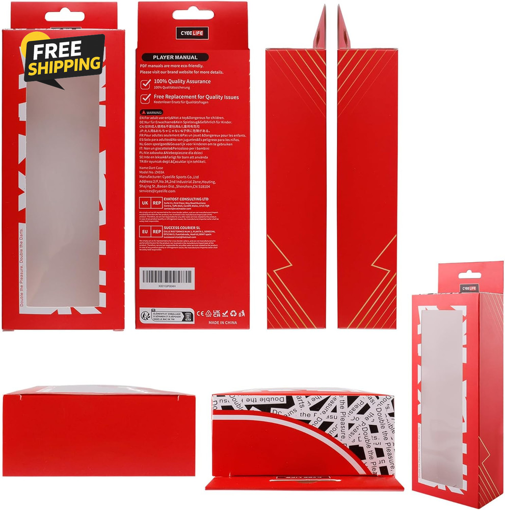 Professional Soft Tip Darts Set 18 Grams with 30 Extra Dart Tips