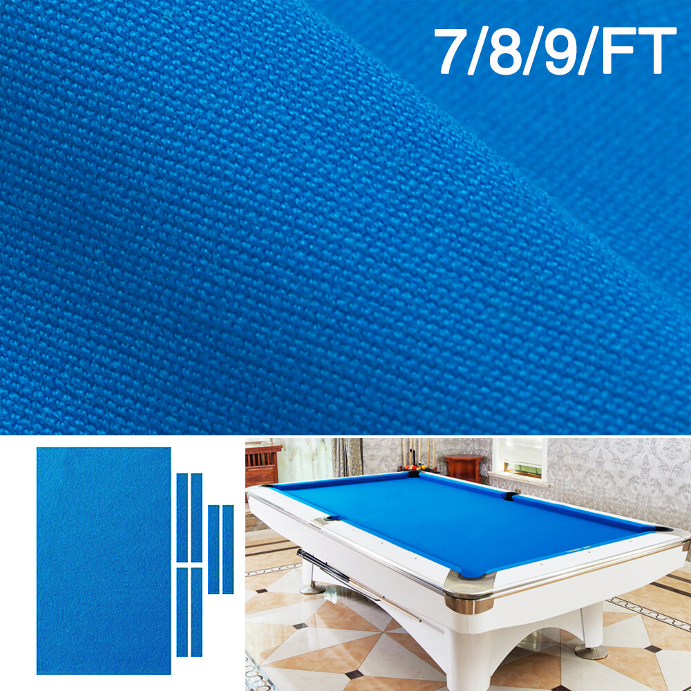 Pool Table Cloth Worsted Wool Billiard Table Felt Replacement for 7/8/9ft Table