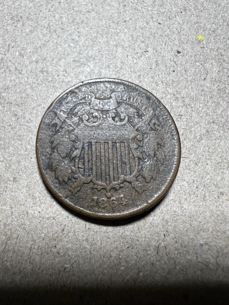 1864 2 Cents Piece