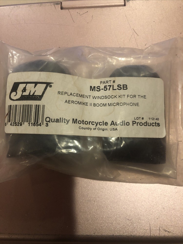 J&M Replacement Microphone Wind Socks For AeroMike II.  MS-57LSB
