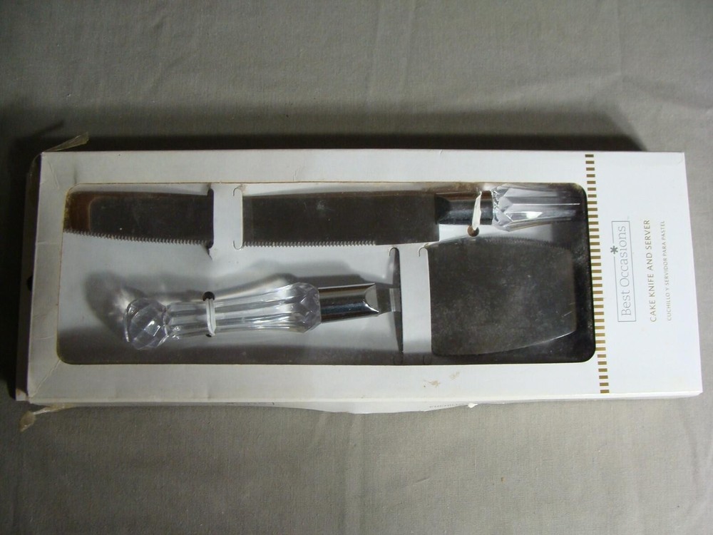 Best Occasions Cake Knife & Server In Original Box